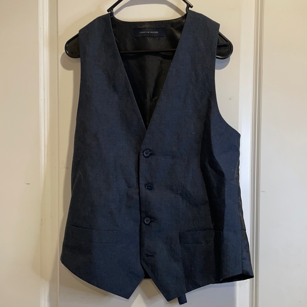 Tommy Hilfiger blue vest size 38
